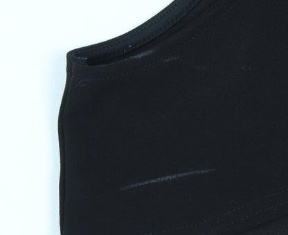 PRETTYLITTLETHING Women's Black Slim Tank UK 10, Casual Summer