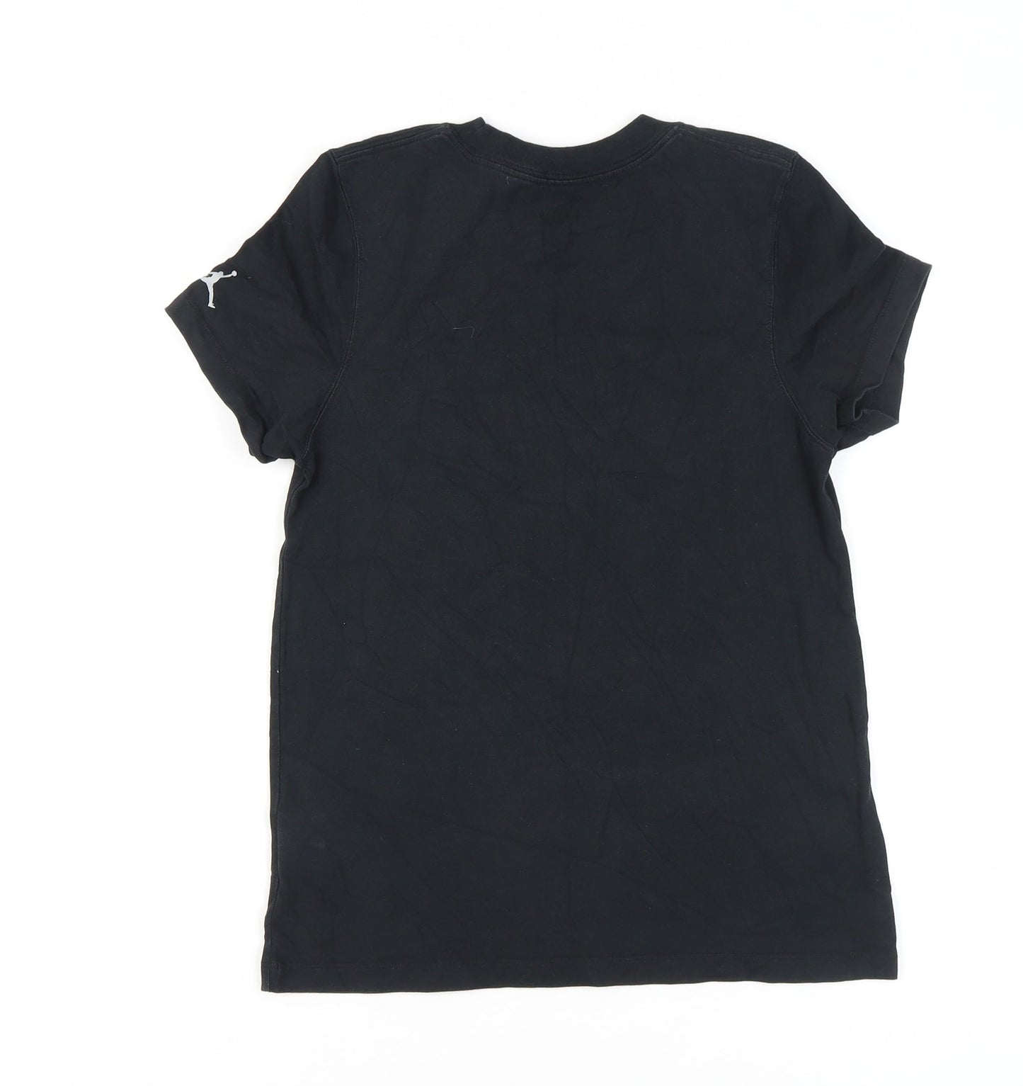 Jordan Black XS Graphic T-Shirt Crew Neck Unisex Adults