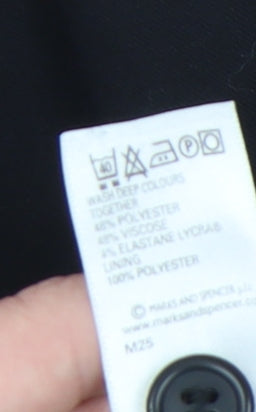 Marks and Spencer Women's Black Pencil Skirt Size 12