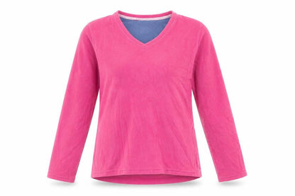 Peter Storm Women's Pink V-Neck Sweatshirt Size 10