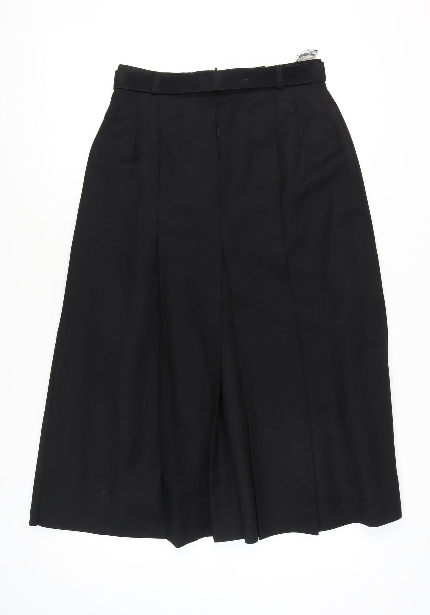 Gerry Weber Women's Black Midi Pleated Skirt Size 10