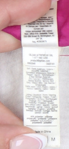 American Apparel Men's Pink Blue Windbreaker Jacket M