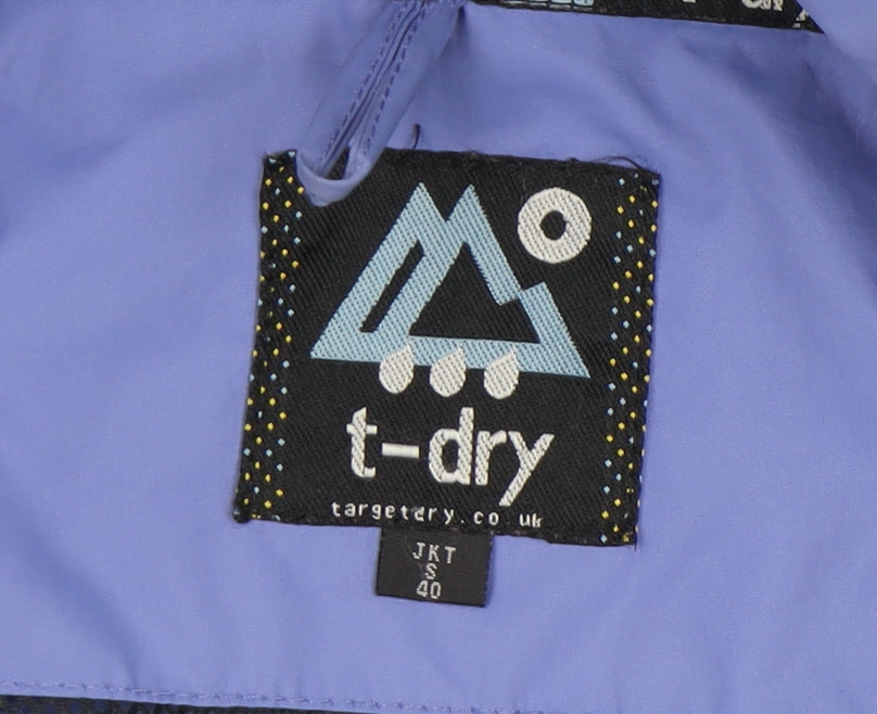 Mens UK Size S Target Dry Blue Rain Coat