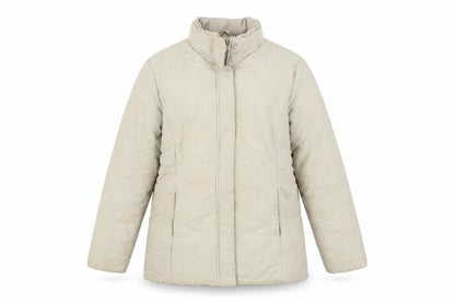 Next Women's Beige Puffer Jacket Size 10