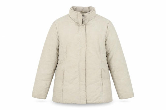 Next Women's Beige Puffer Jacket Size 10