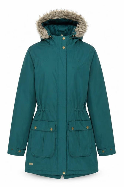 Regatta Women's Green Parka Jacket UK 10 Outdoor