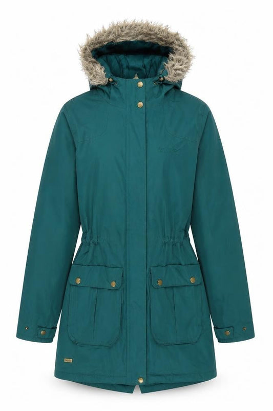 Regatta Women's Green Parka Jacket UK 10 Outdoor