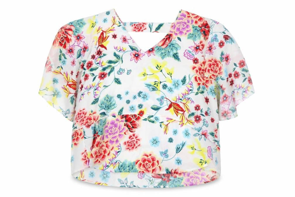 Womens UK Size 16 Marks and Spencer Multicoloured Basic Blouse