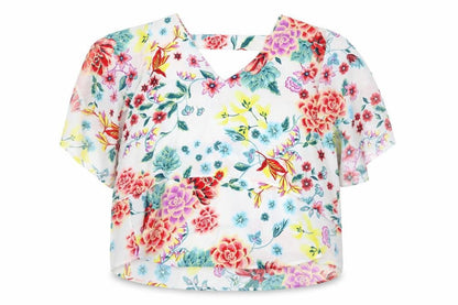 Womens UK Size 16 Marks and Spencer Multicoloured Basic Blouse