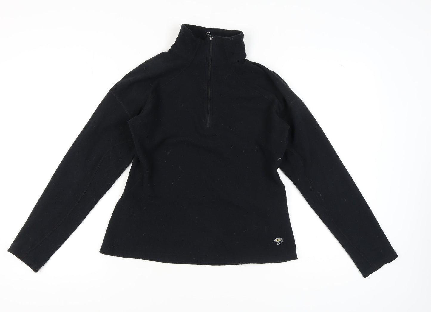 Womens UK Size M Mountain Hardwear Black Full Zip Sweatshirt