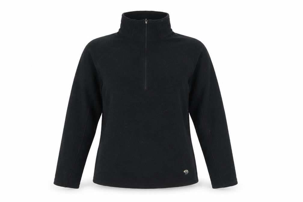 Womens UK Size M Mountain Hardwear Black Full Zip Sweatshirt