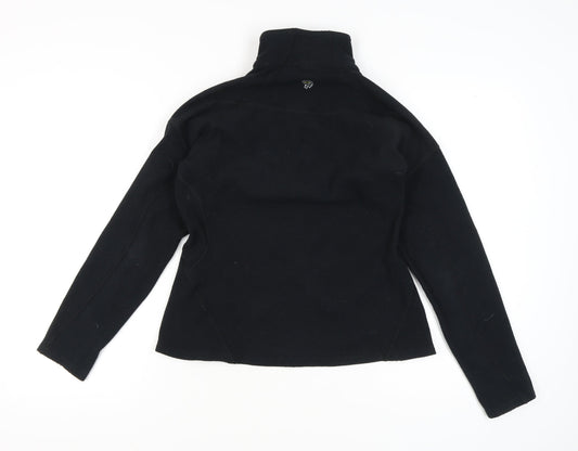 Womens UK Size M Mountain Hardwear Black Full Zip Sweatshirt