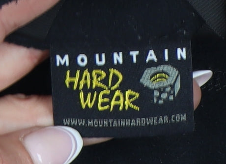 Womens UK Size M Mountain Hardwear Black Full Zip Sweatshirt