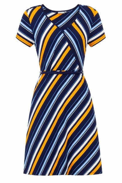 Fransa Women's Multicoloured L Wrap Dress