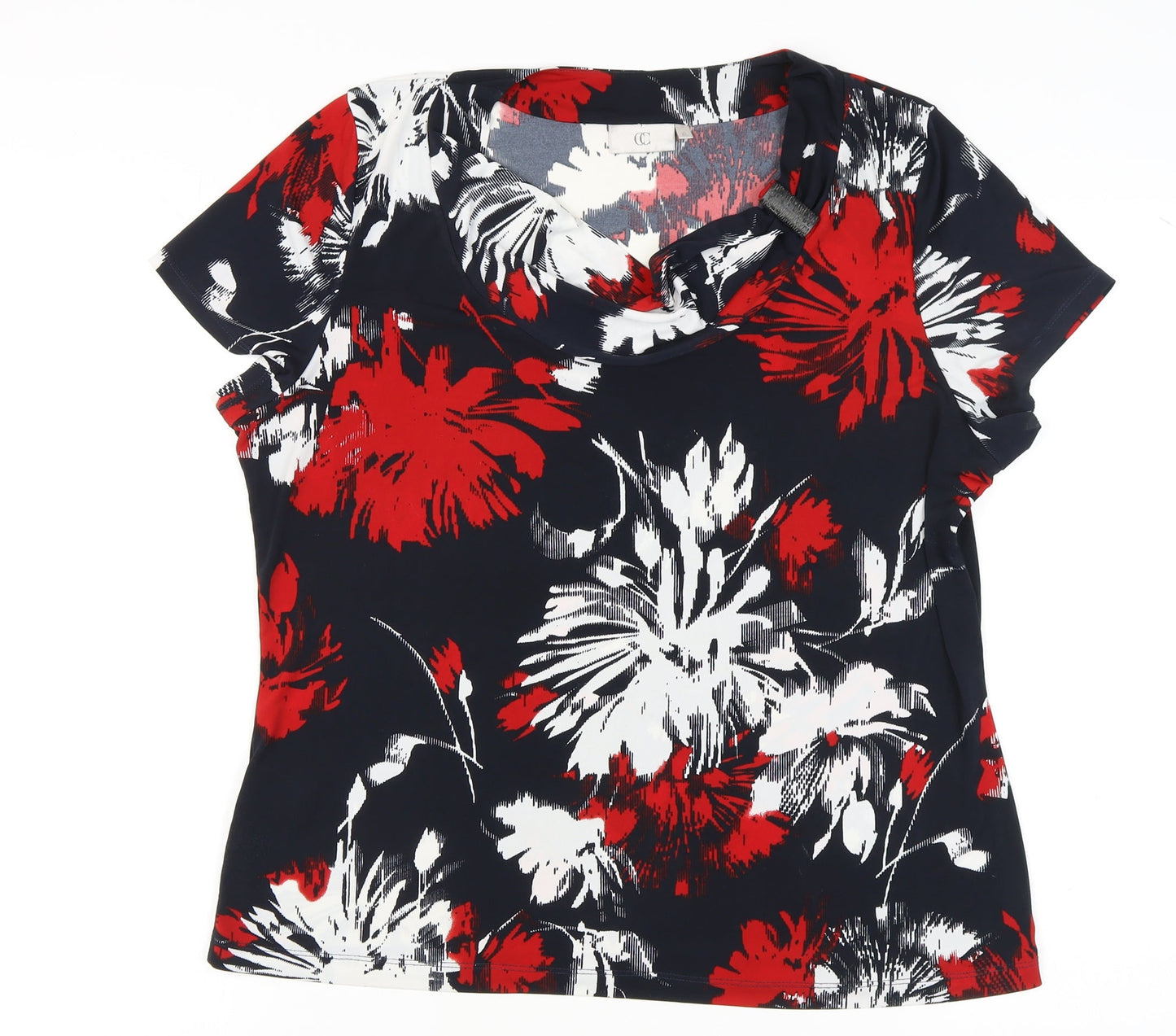 Womens UK Size XL CC Multicoloured Basic T-Shirt