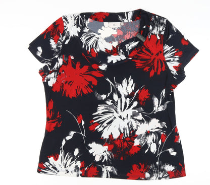 Womens UK Size XL CC Multicoloured Basic T-Shirt