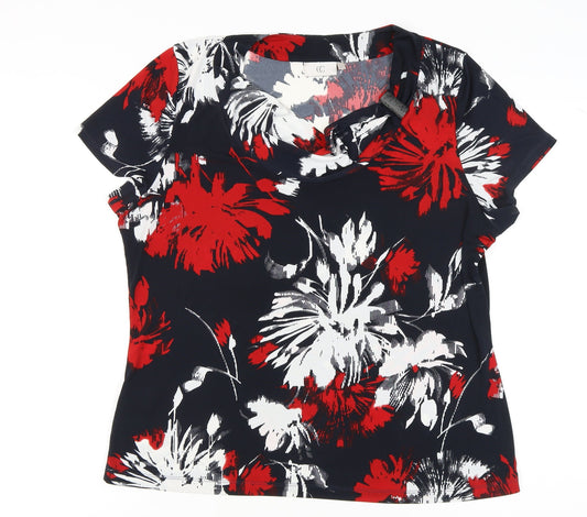 Womens UK Size XL CC Multicoloured Basic T-Shirt