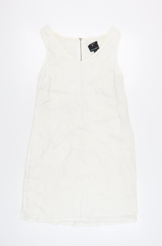 Cynthia Rowley Women’s White Sleeveless Dress Size 12