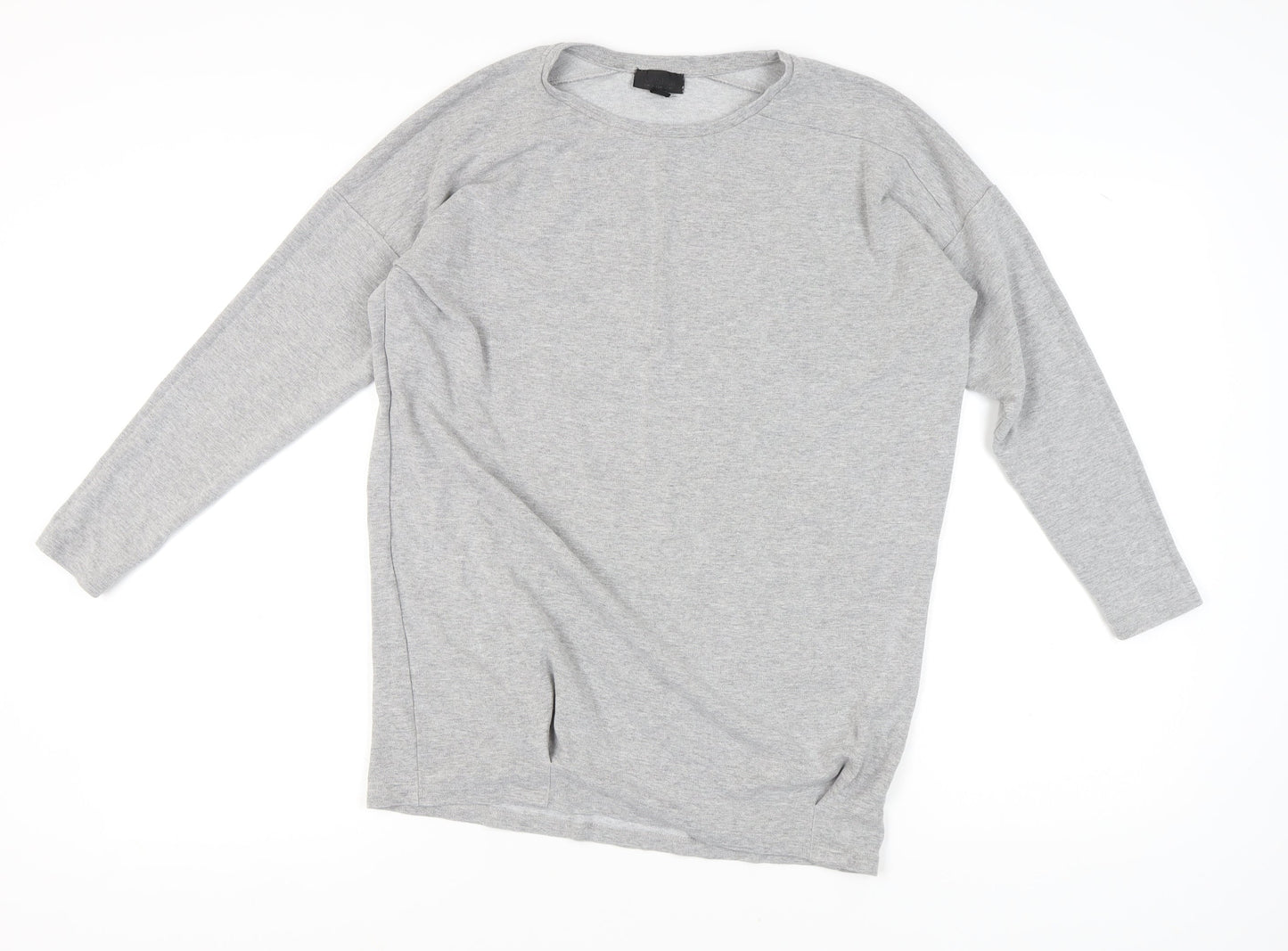 Topshop Women's Grey Sweatshirt, Size 10, Crew Neck