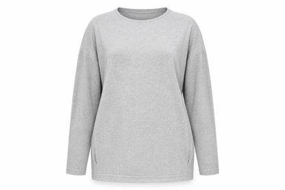 Topshop Women's Grey Sweatshirt, Size 10, Crew Neck