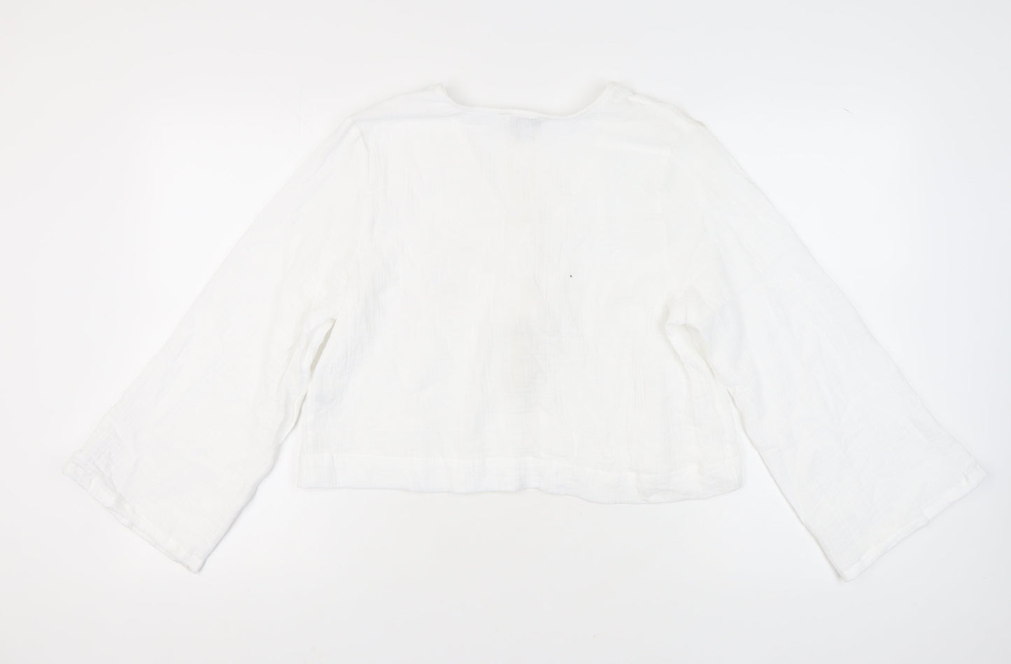 Womens UK Size 16 Marks and Spencer White Basic Blouse