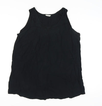 Marks and Spencer Women's Black Tank Top Size 12