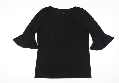 Womens UK Size 16 NEXT Black Basic Blouse