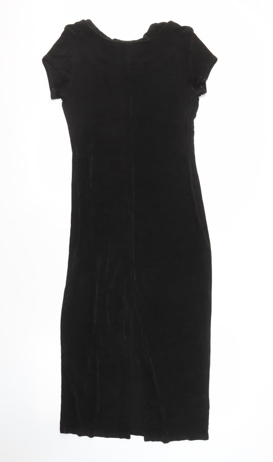 Marks and Spencer Black Long Dress Size 10