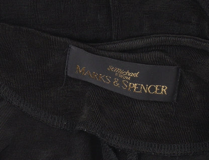 Marks and Spencer Black Long Dress Size 10