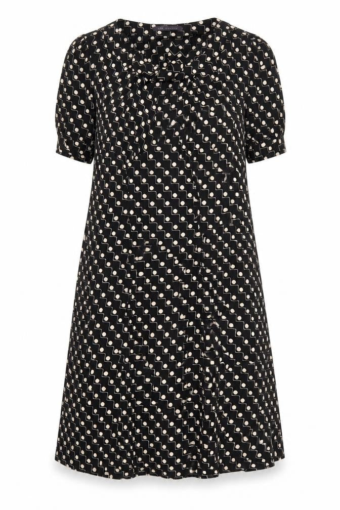 Marks and Spencer Black Geometric Women's Dress 10
