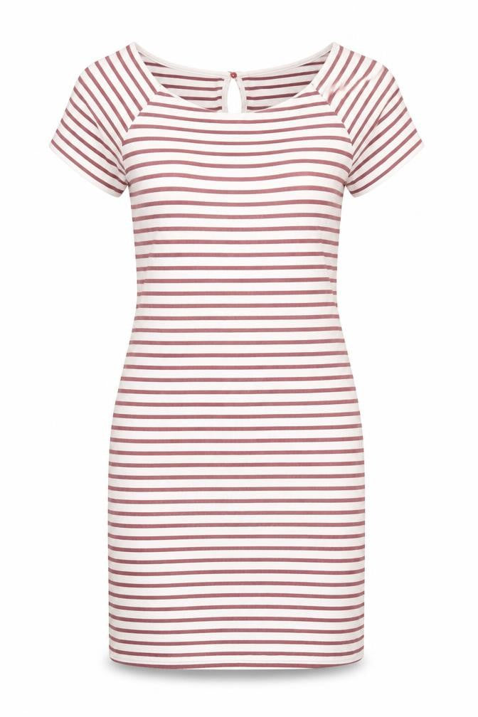 ESPRIT Women's Multicoloured Striped Shift Dress L