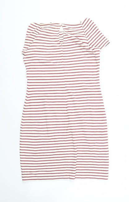 Esprit Women's Multicoloured Striped Shift Dress L