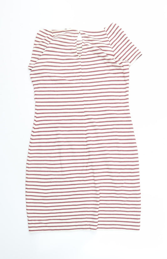 Esprit Women's Multicoloured Striped Shift Dress L