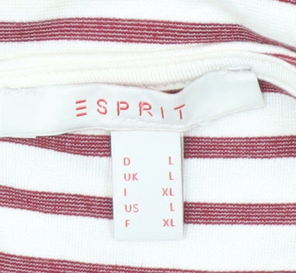 Esprit Women's Multicoloured Striped Shift Dress L