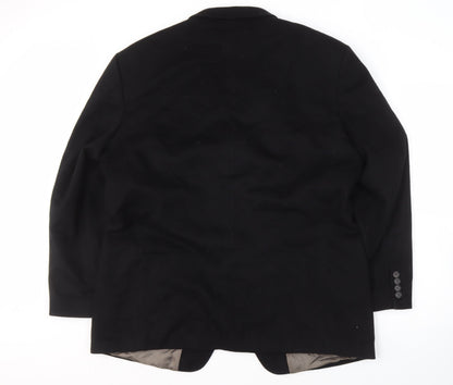 Mens UK Size M Marks and Spencer Black Basic Jacket
