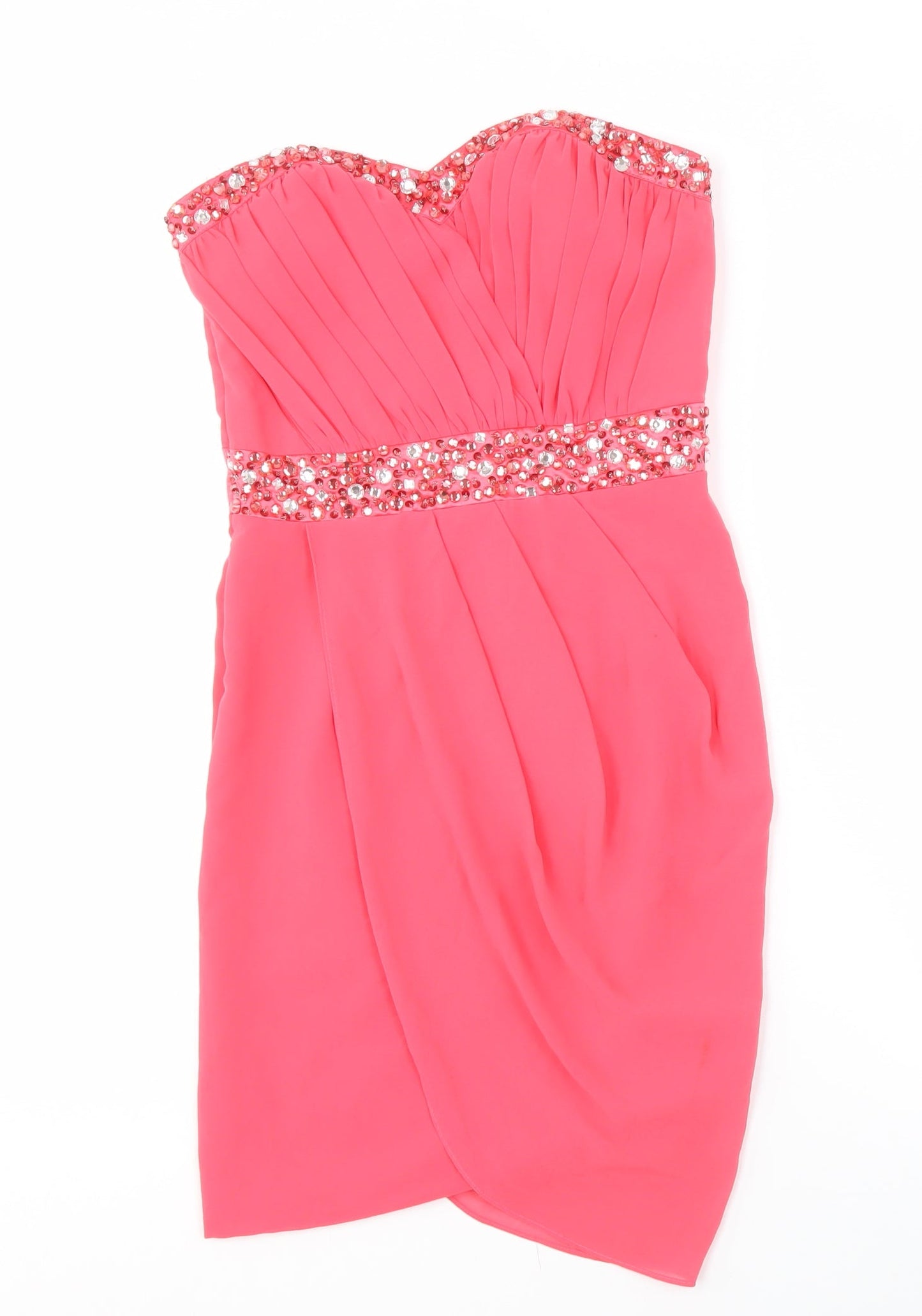 Jane Norman Women's Pink Bodycon Dress Size 6