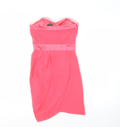 Jane Norman Women's Pink Bodycon Dress Size 6