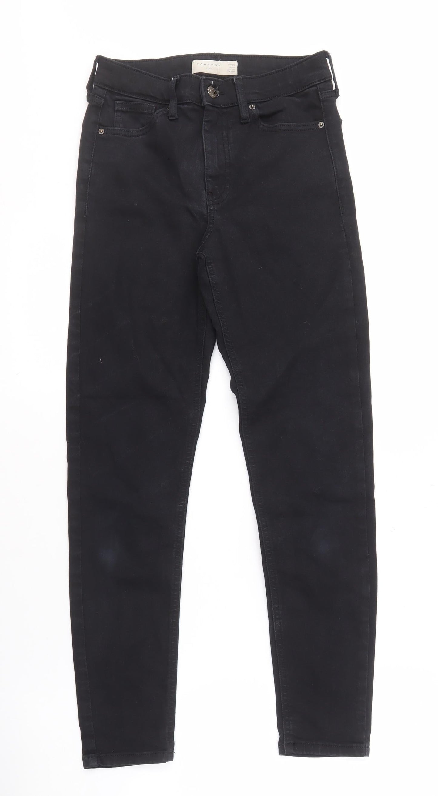Topshop Women's Black Skinny Jeans Size 8
