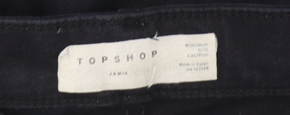 Topshop Women's Black Skinny Jeans Size 8