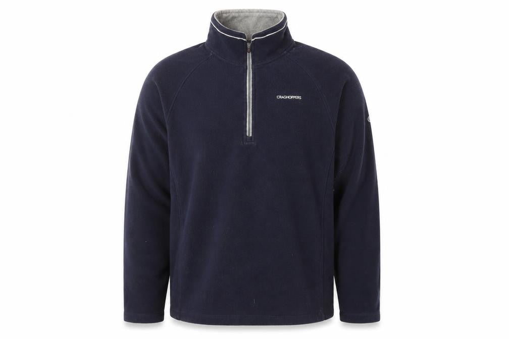 Mens UK Size M Craghoppers Blue 1/4 Zip Sweatshirt
