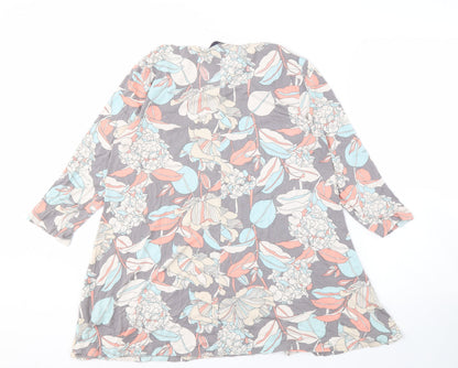 Marks and Spencer Women's Multicoloured Floral Tunic Top, Size 18