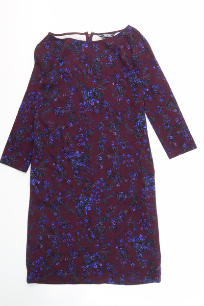 Lands' End Women's Floral Sheath Dress UK 10