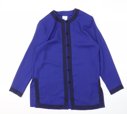 Womens UK Size 10 Alexon Blue Tunic Blouse