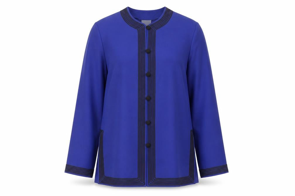 Womens UK Size 10 Alexon Blue Tunic Blouse