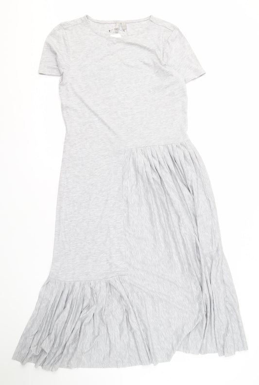 ASOS Women's Grey Short Sleeve Dress Size 10