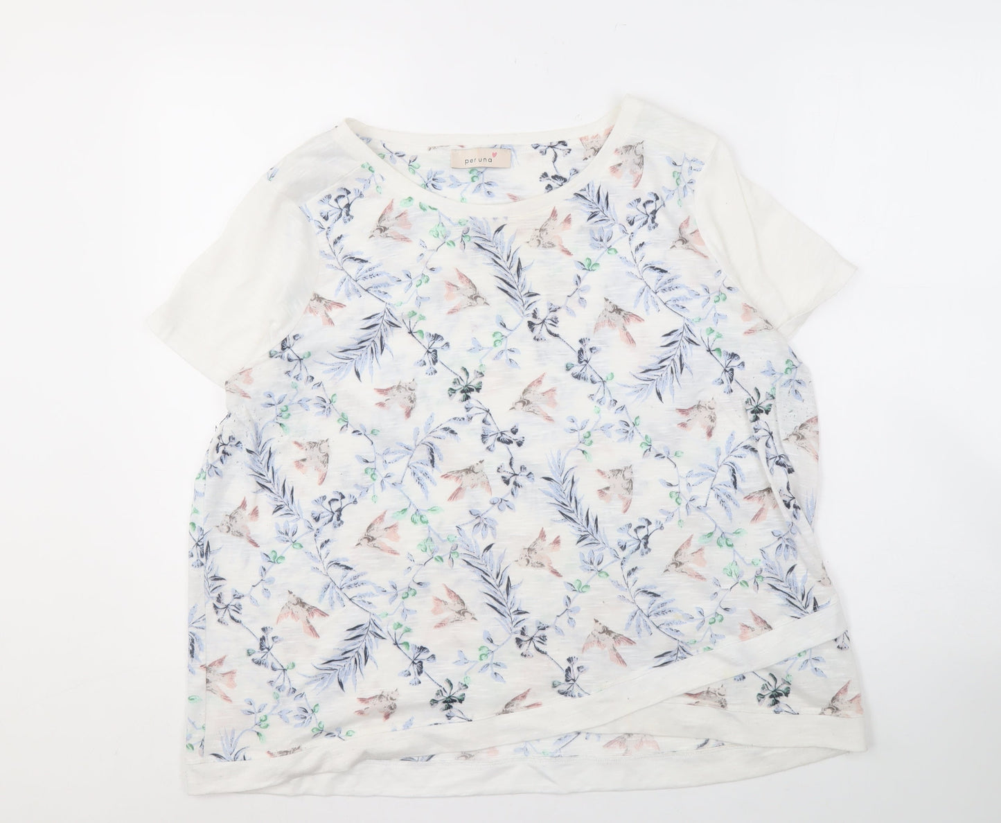 Womens UK Size 20 Marks and Spencer Ivory Basic T-Shirt