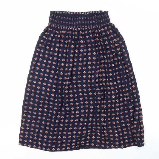 Marks and Spencer Floral Viscose Peasant Skirt Size 10