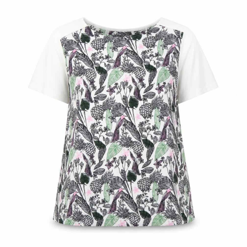 Womens UK Size 18 Marks and Spencer Multicoloured Basic T-Shirt