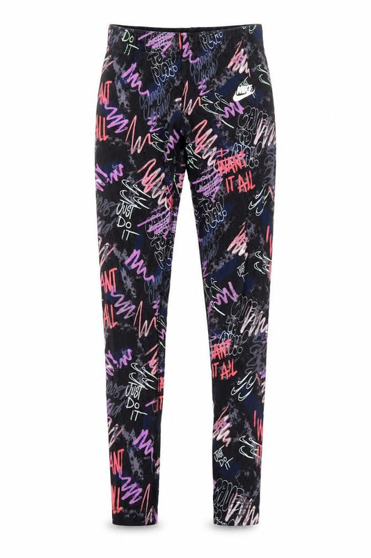 Nike Girls Multicoloured Leggings 10-12 Years Graphic Sports