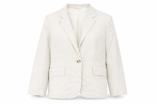 Womens UK Size 8 H&M Regular Ivory Suit Jacket